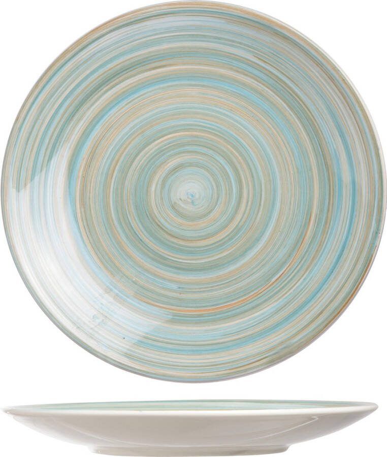 Cosy&Trendy Cosy & Trendy Turbolino Dessertbord Ø 22 cm Blauw Set-6