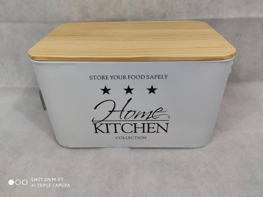 Cosy @ Home Doos 717657 home kitchen wit rechthoek metaal