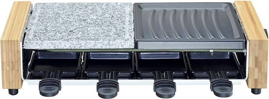 COSYLIFE Raclette by ELECTRO DEPOT 8 personen grill kooksteen