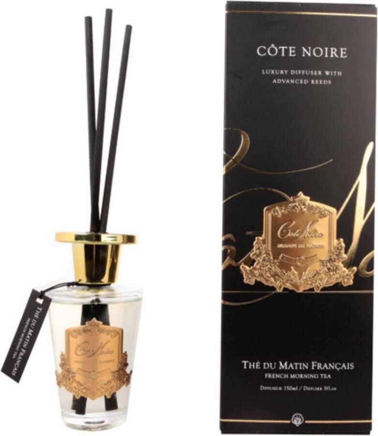 InteriorScent nl Geurstokjes French Moring Tea 150ml goud Cote Noire