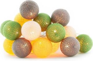 Cotton Ball Lights buiten feestverlichting geel 20 ballen Verano Starter kit