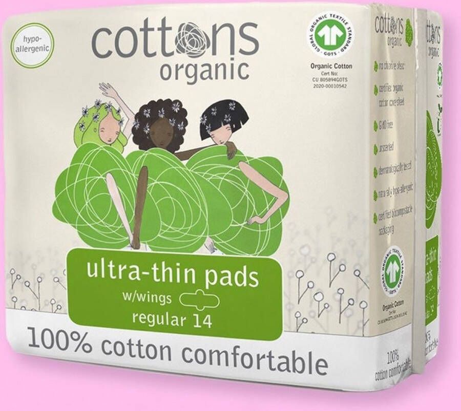 Cottons Maandverband ultradun regular