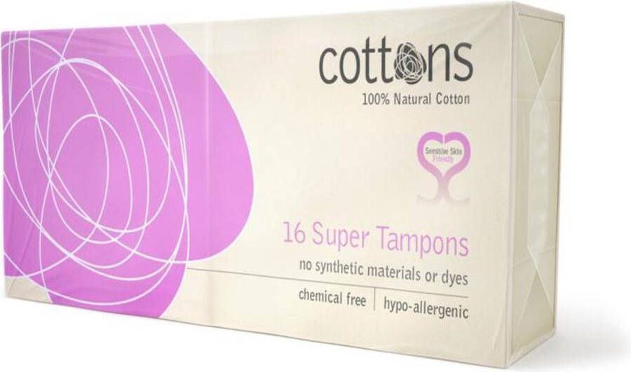 Cottons Super 16 stuks Tampons