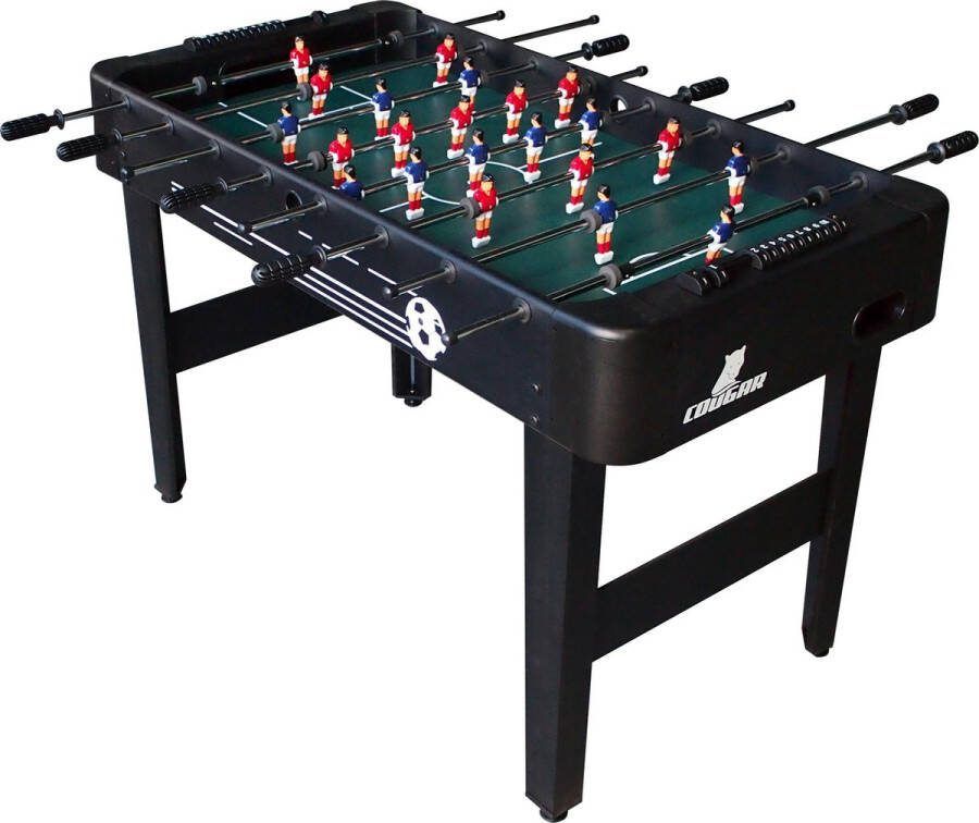 Cougar Offside Voetbaltafel Tafelvoetbal Zwart 122 X 61 X 79 cm incl. ballen en scoretellers