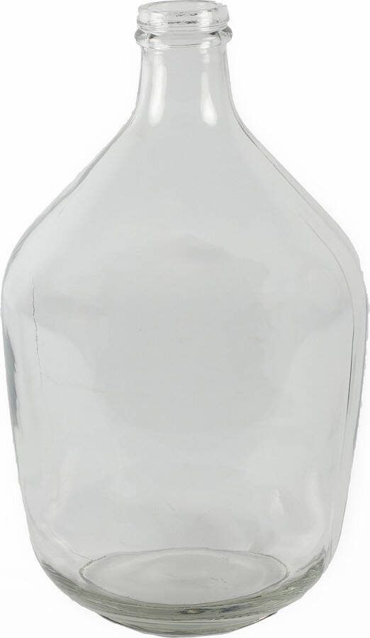 Countryfield bloemen en deco takken Vaas helder transparant glas XL-size fles D23 x H38 cm
