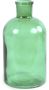 Countryfield Bloemenvaas mintgroen doorzichtig glas apotheker fles D14 x H27 cm - Thumbnail 1