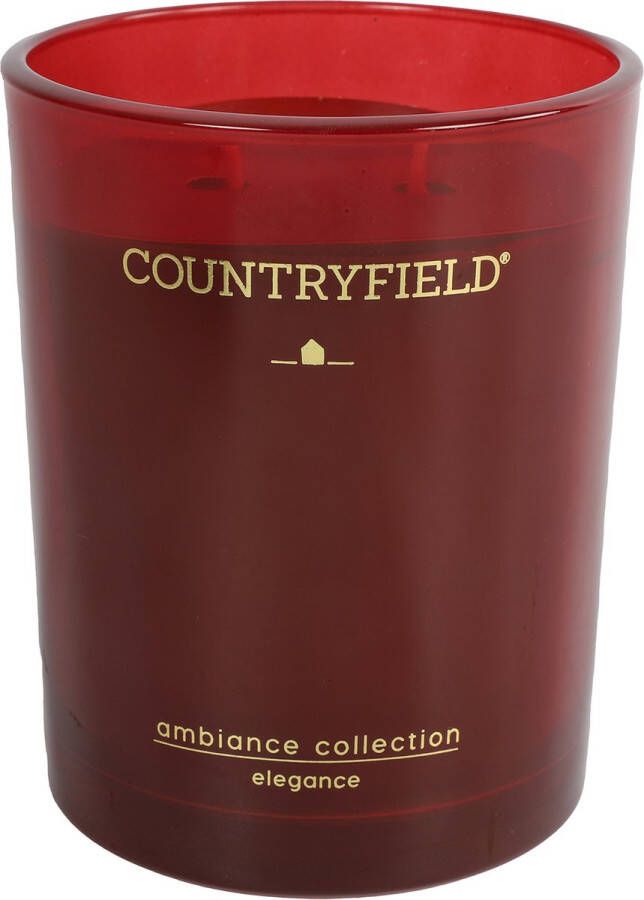 Countryfield Candle Countryfield Geurkaars Elegance Ambiance Collection |Warm Rood |ø10 cm
