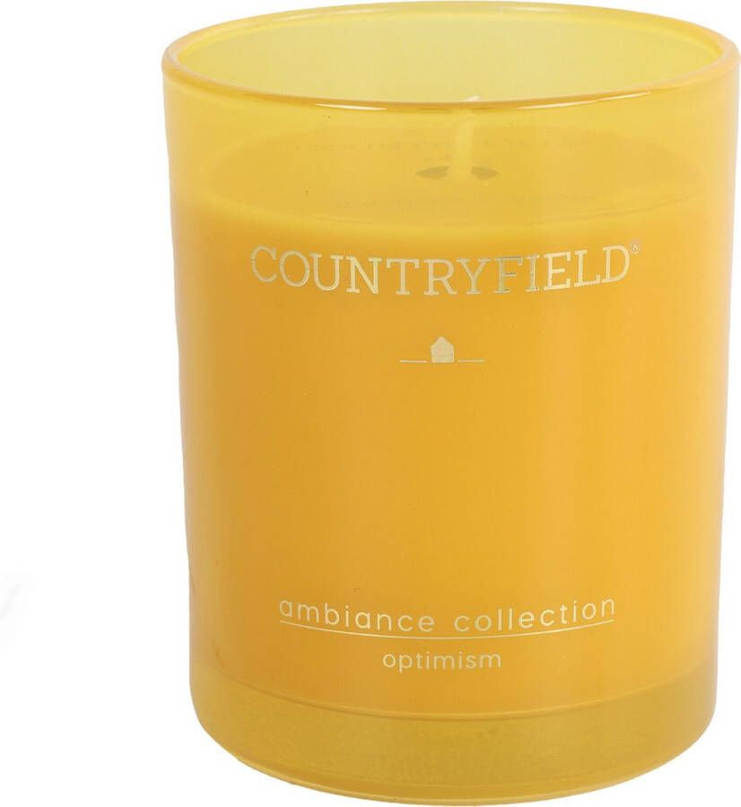 Countryfield Candle Countryfield Geurkaars Optimism | Ambiance Collection |Okergeel |ø7 cm
