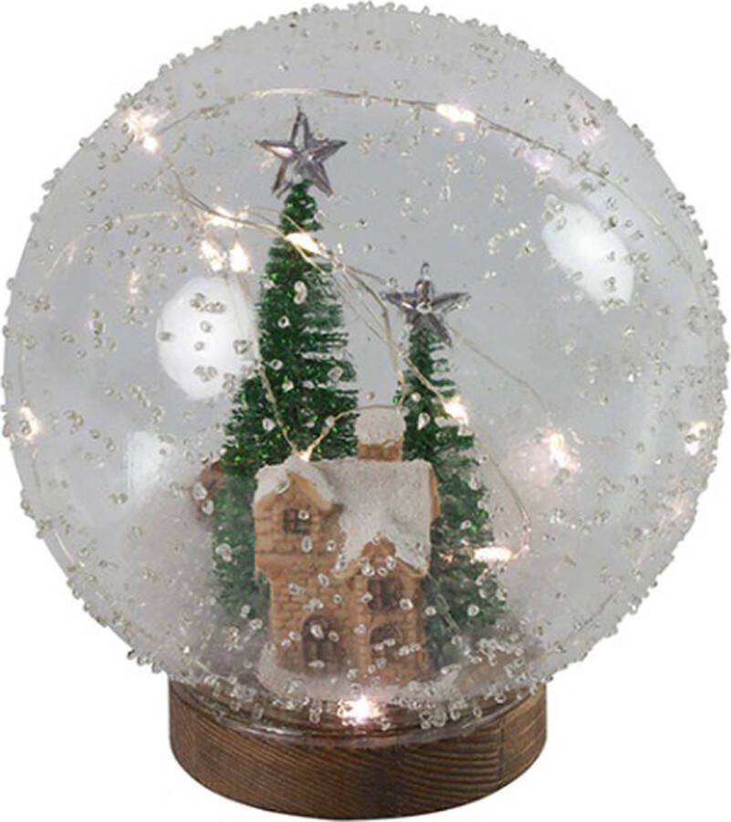 Countryfield Glas bal m boom&sneeuw LED ro Bowie L helder-L15B15H15CM