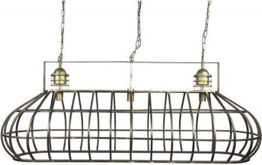 Merkloos Non-Branded hanglamp Bowen 156 x 158 cm E27 staal 40W brons