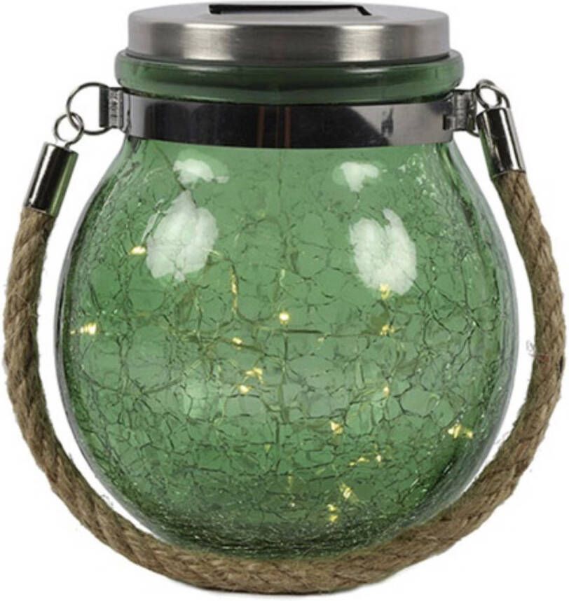 Countryfield LED Solarlamp Viggo Ø12 cm Groen Hoogte 14 cm