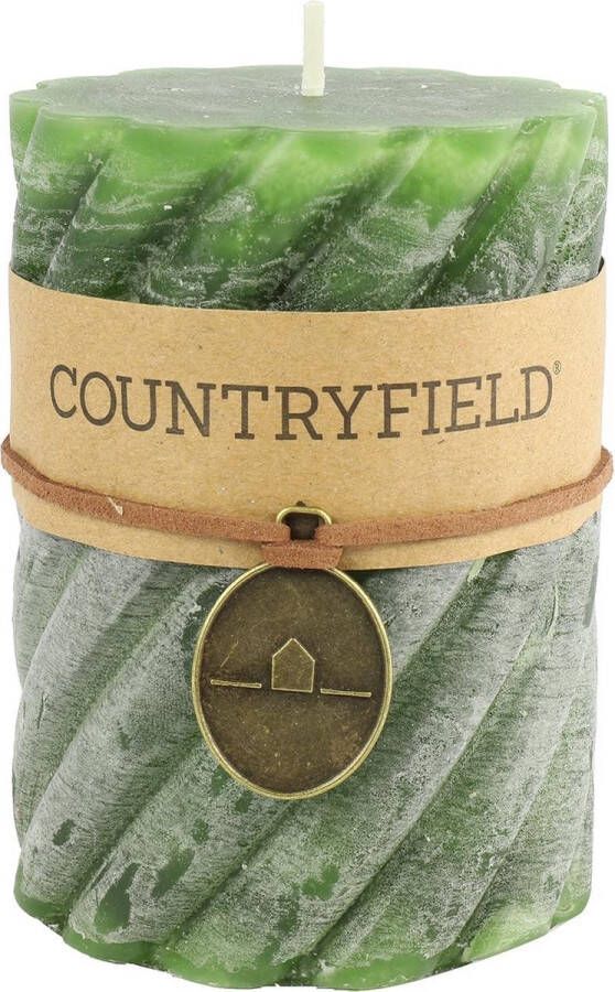 Countryfield Stompkaars met ribbel Groen Ø7 cm | Hoogte 10 cm