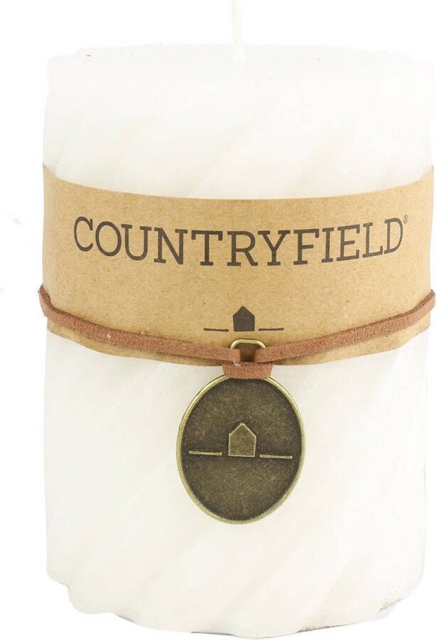 Countryfield Stompkaars Wit Ø7 cm | Hoogte 9 5 cm