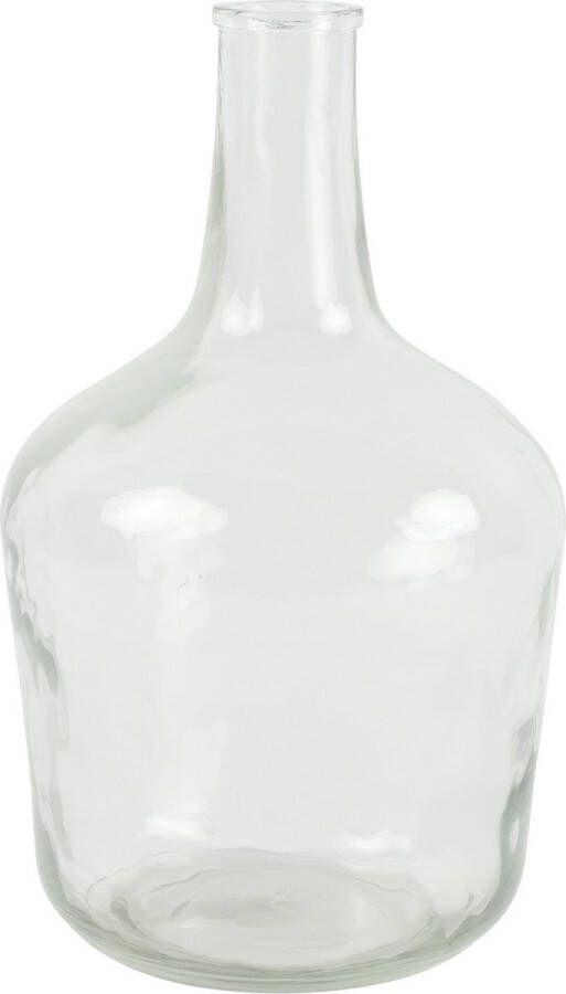 Countryfield Vaas transparant helder glas XL fles D25 x H42 cm