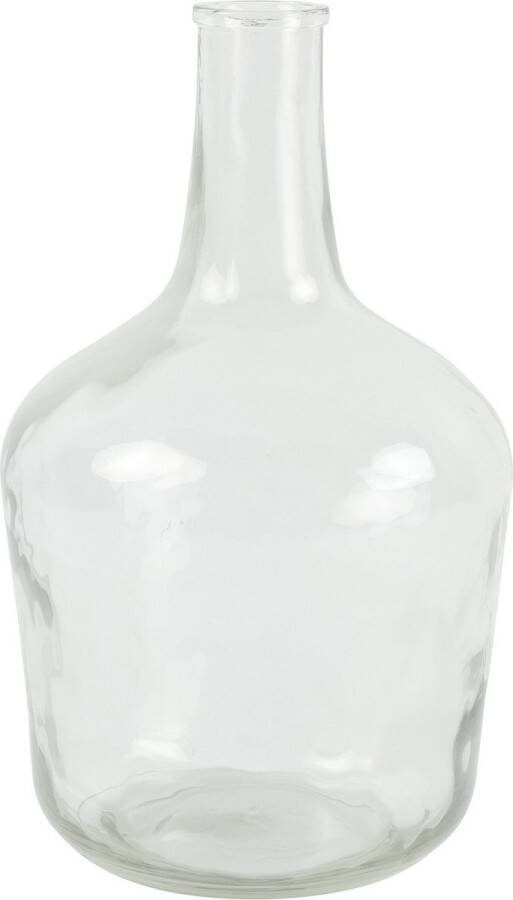 Countryfield vaas transparant helder glas XL fles D25 x H42 cm Vazen
