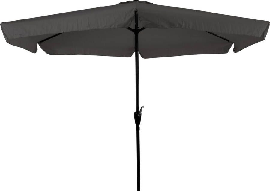 COVER UP HOC CUHOC Gemini Parasol Grijze Parasol Stokparasol 3m Parasol Parasol met Molen 6 Hoekige Parasol Makkelijk in te klappen Parasol.