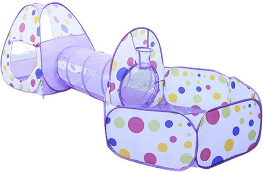 Covie Kinder ballenbak Met tunnel Speeltent Baby Peuter Buiten en Binnen
