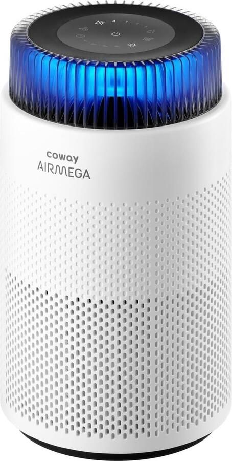 Coway Luchtreiniger Airmega 100 – 244 m³ u – Air Purifier – TRUE HEPA filter – Koolstoffilter – Helpt bij Allergie – Luchtkwaliteit Sensor – Stille modus