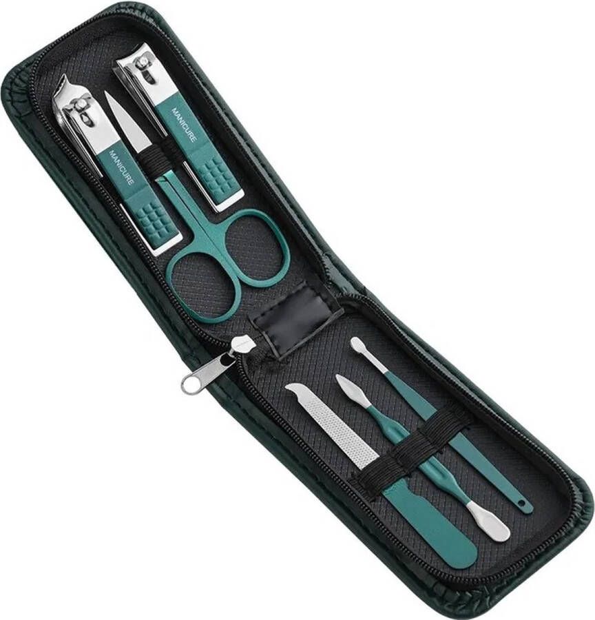 Cozella Nagelverzorging in Stijl: 6-delige Nagelknipper Set Nagelschaar Manicure Set