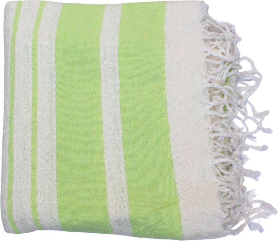 Cozi Studio Santorini Breeze Turkse Baddoek 90 x 190 cm 100% Bamboe Hamamdoek & Saunadoek Peshtemal Strandlaken 100% Bamboo Bath Towel Groen