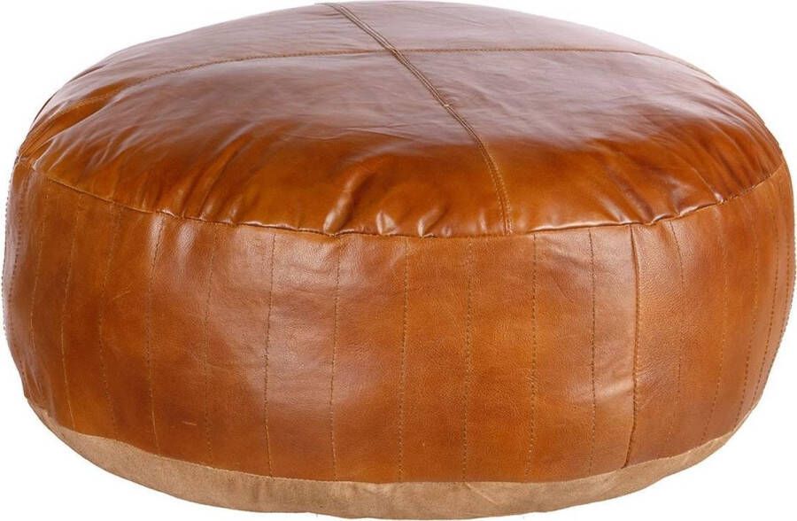 Maison de france pouf | camel | stof | 75x20 cm 75x20x