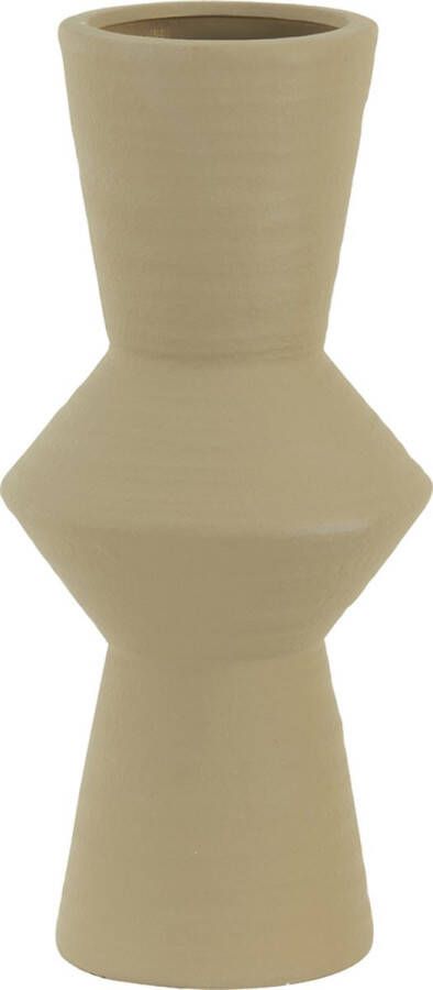 Light & Living Vaas 'Ayla' Keramiek kleur Bruin