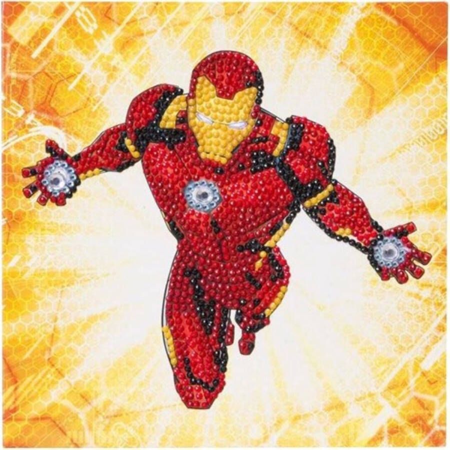 Craft Buddy Crystal Art Diamond painting kaart Marvel: Iron Man