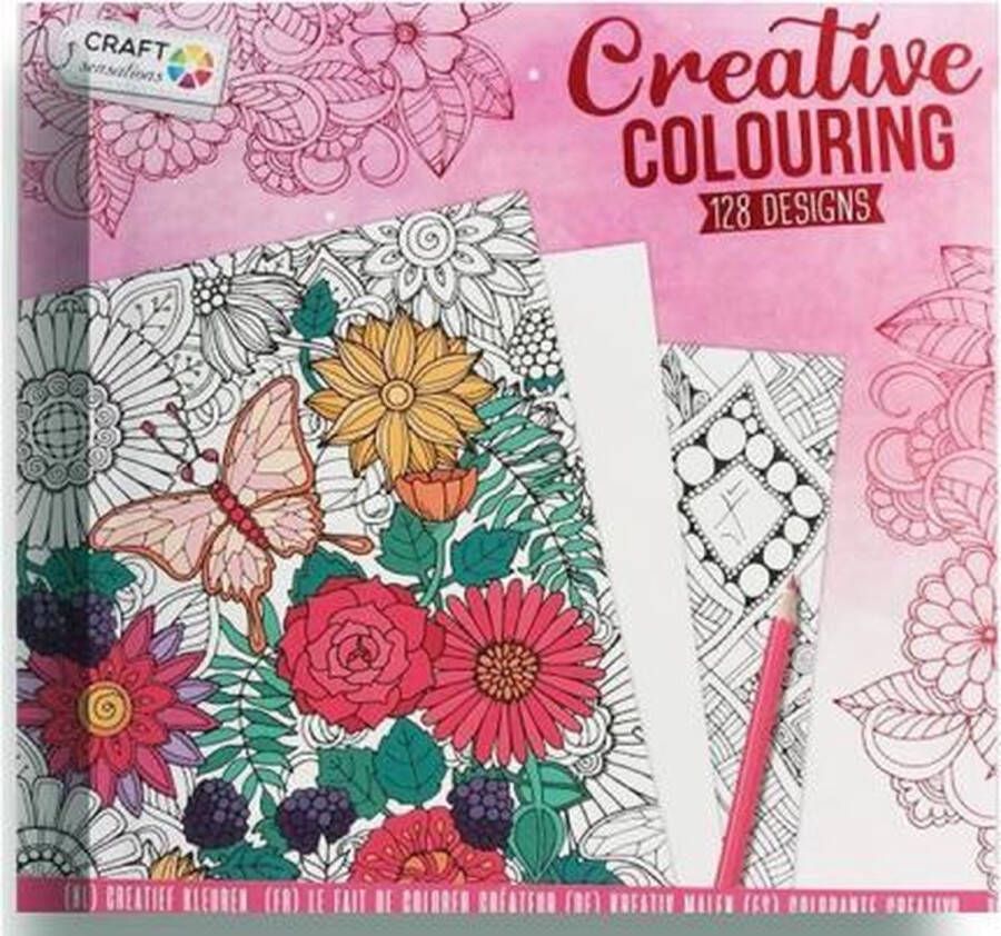 Craft Sensations Kleurboek voor volwassen 128 designs