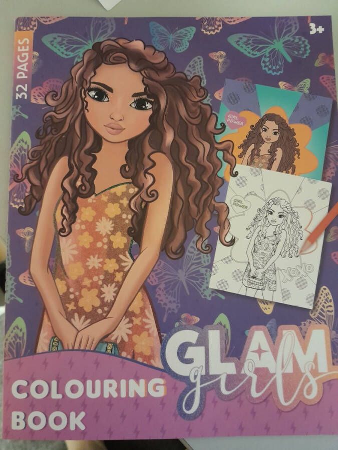 Craft universe Kleurboek glam girls 32 pagina's