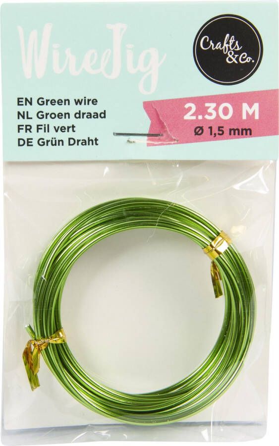 Crafts & Co Crafts&Co Wire Jig Draad Groen