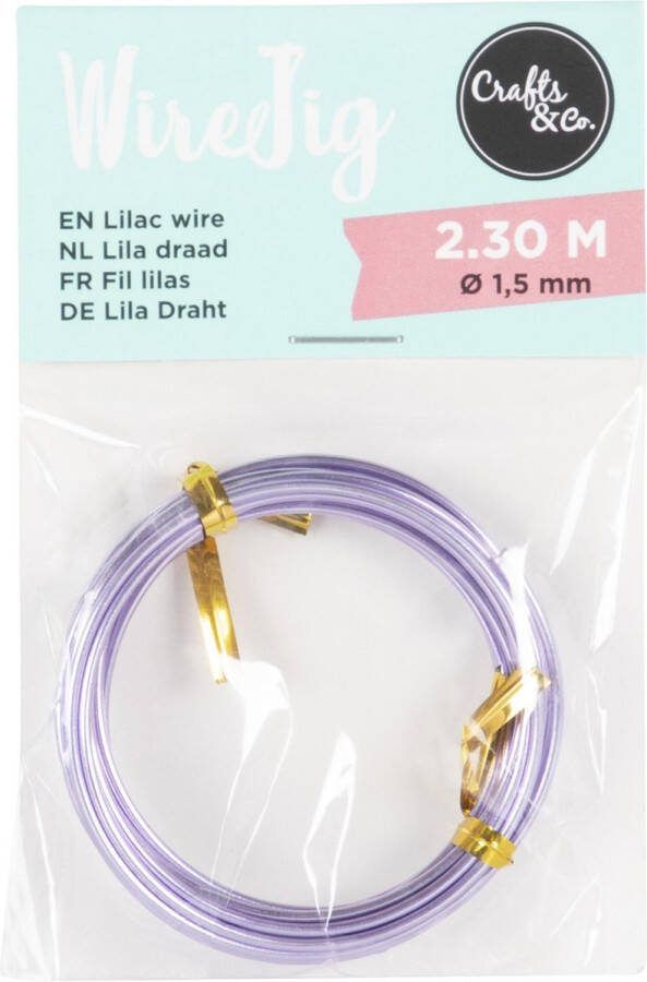 Crafts & Co Crafts&Co Wire Jig Draad Lichtpaars