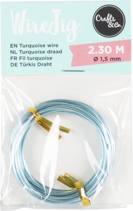 Crafts & Co Crafts&Co Wire Jig Draad Turquiose