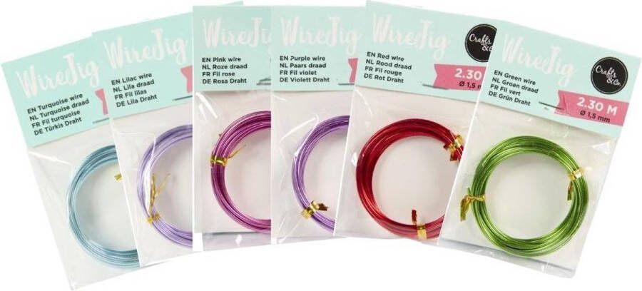 Crafts & Co. Crafts&Co Wire Jig Draad Voordeelpakket 6-pack
