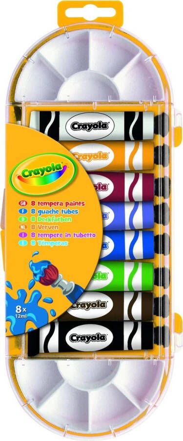 Crayola Tubes tempera verf 8 stuks