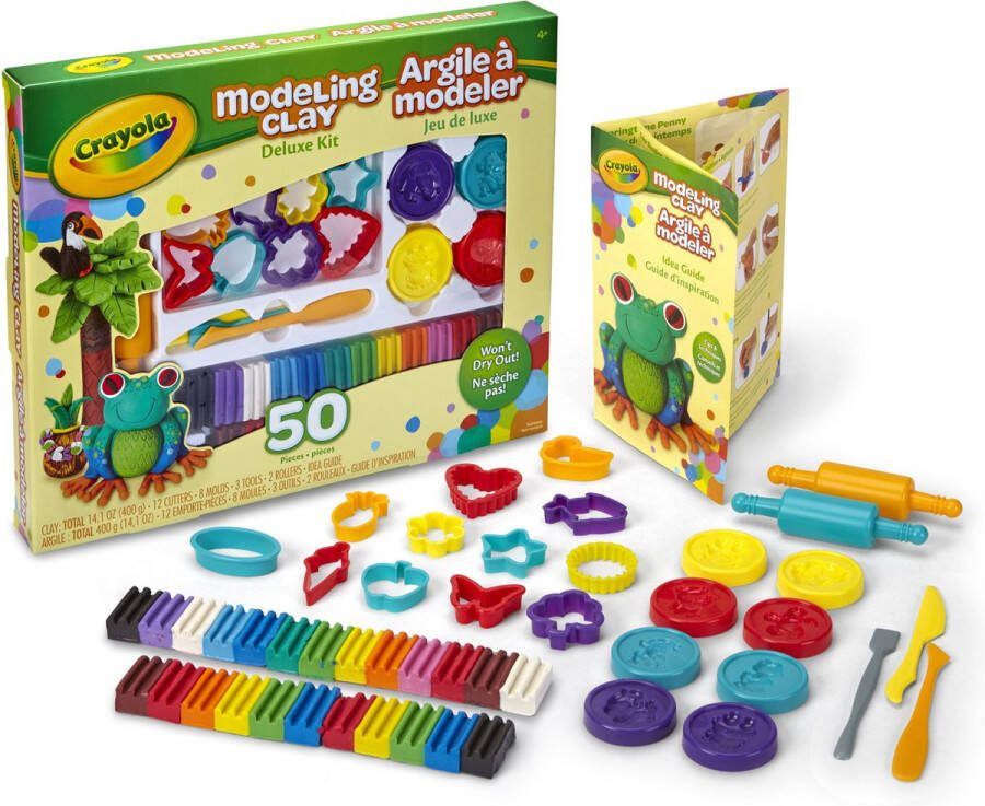 Crayola Hobbypakket Boetseerklei Deluxe Kit 50 Stuks Voor Kinderen