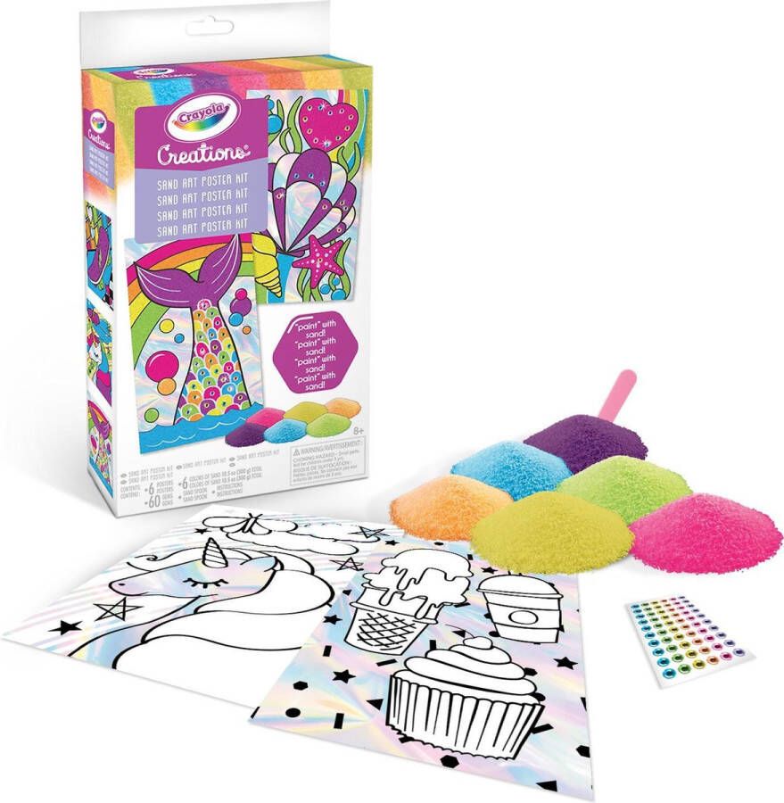 Crayola Creations Zandkunst Set Creatieve Activiteit voor Kleine Meisjes