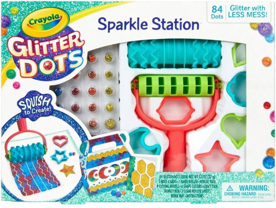 Crayola Glitter Dots Sparkle Station Knutselen voor Kinderen