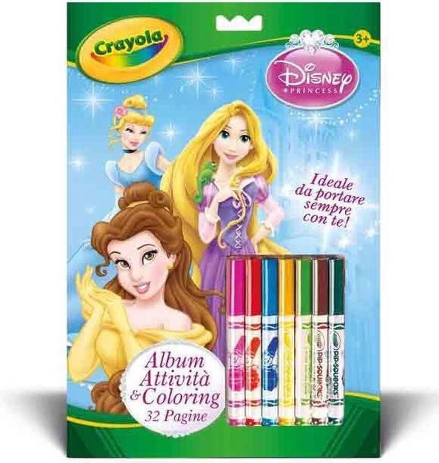 Crayola Kleurboek met wasbare stiften Disney Princess 5807
