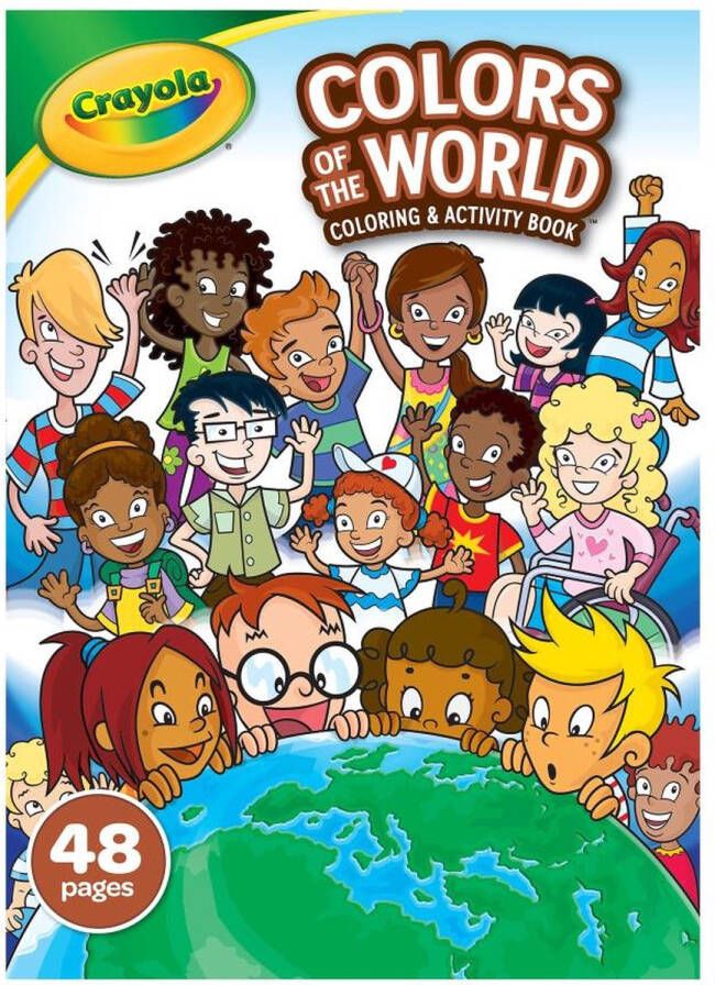 Crayola Kleurboek voor kinderen Color of the World 48 pagina's
