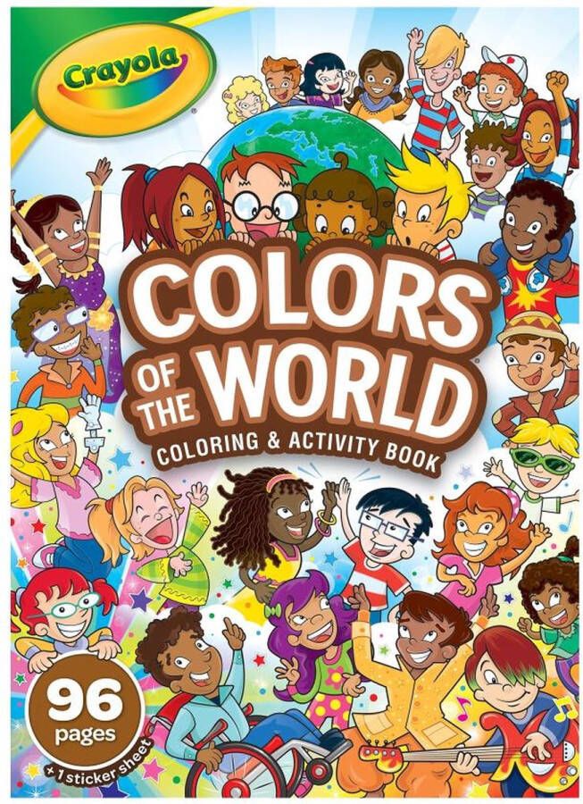 Crayola Kleurboek voor kinderen Color of the World 96 pagina's