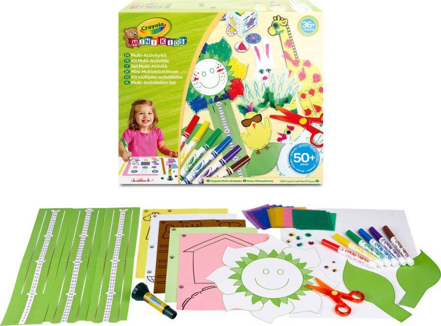 Crayola Mini Kids Hobbypakket Knutselset Voor Kinderen 50 Stuks