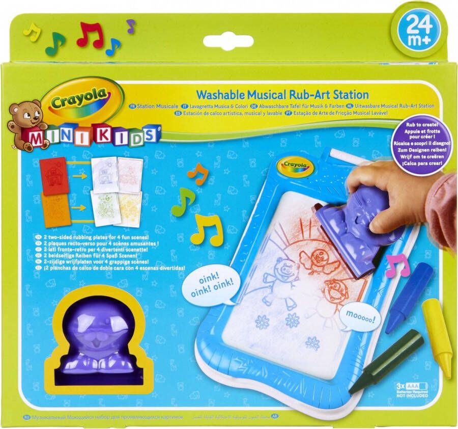 Crayola Mini Kids Hobbypakket Muzikaal Tekentablet Boerderij Voor Kinderen