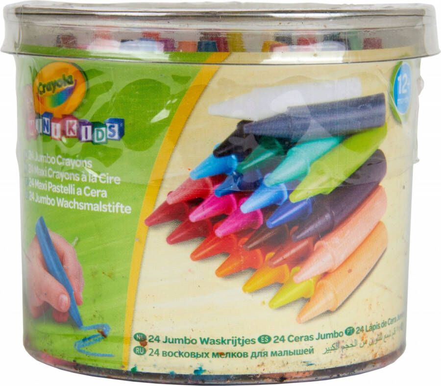 Crayola Mini Kids Krijt 24 Dikke Waskrijtjes Voor Kinderen