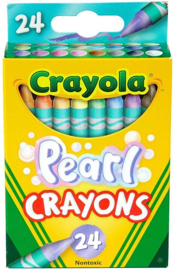 Crayola Pearl waskrijtjes 24stuks