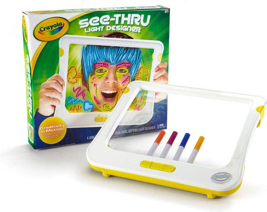 Crayola See-Thru Light Designer Kit Zie Door Licht Designer Kit