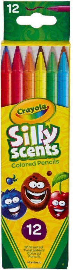 Crayola Silly Scents Kleurpotloden voor kinderen 12 stuks