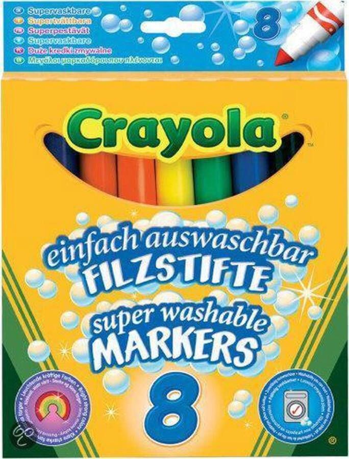 Crayola Wasbare Stiften 8 Stuks