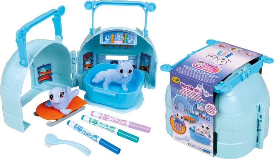 Crayola Washimals Hobbypakket Arctic Adventureset Arctische Iglo