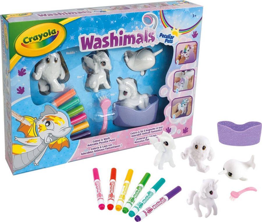 Crayola Washimals Fantasiewezens Set Creatieve Activiteit en Cadeau voor Kinderen