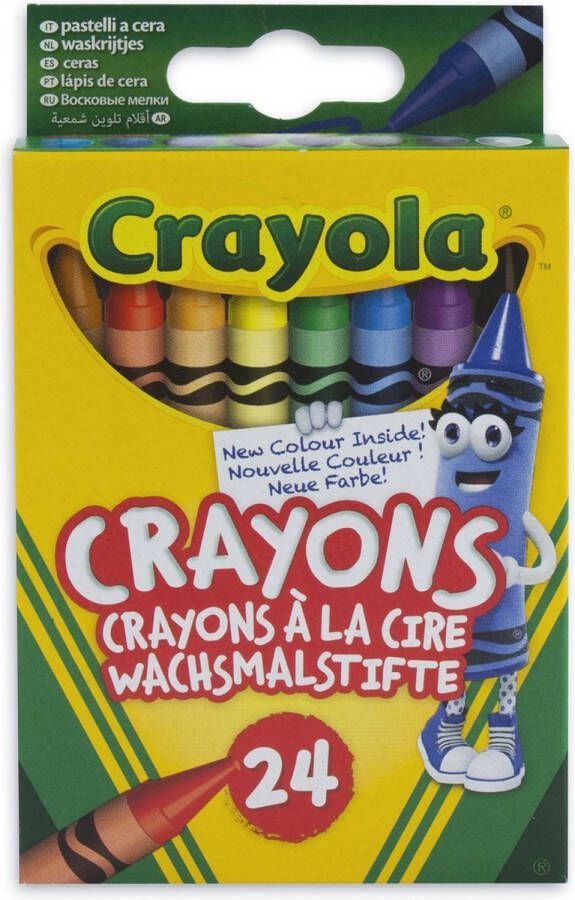 Crayola 24 Waskrijtjes Waskrijt van topkwaliteit Extra stevig